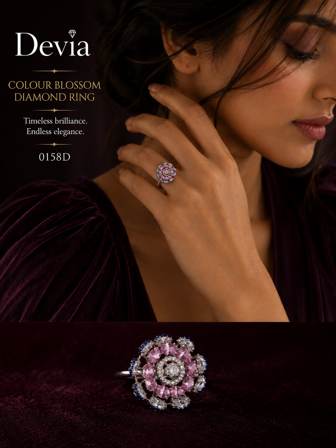 Pink Petal Ring